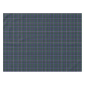 Clan Mitchell Royal Blue und Green Scottish Tartan Tischdecke (Vorderseite (Horizontal))