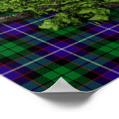 Clan Mitchell Tartan Celtic Trinity Poster (Ecke)