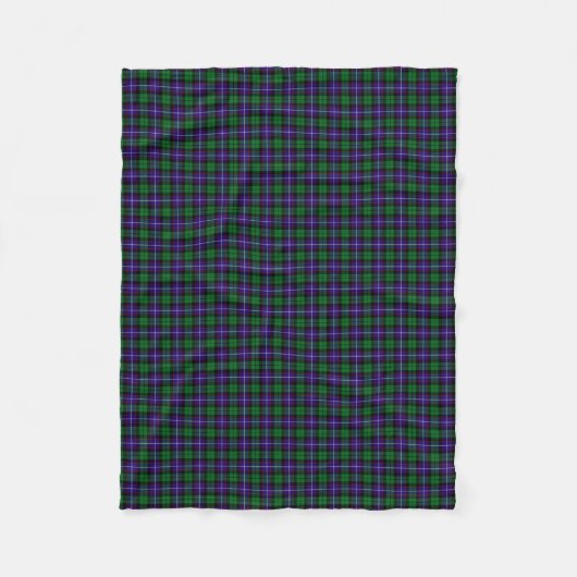 Clan Mitchell Tartan Fleecedecke (Vorderseite)