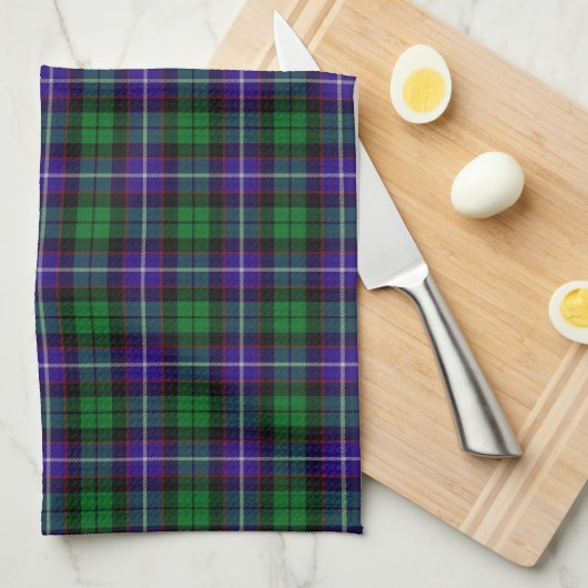 Clan Mitchell Tartan Handtuch (Viertel Falte)