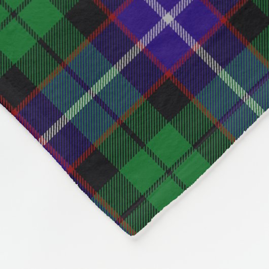Clan Mitchell Tartan Kariert Fleecedecke (Ecke)