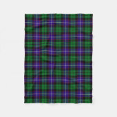 Clan Mitchell Tartan Kariert Fleecedecke (Vorderseite)