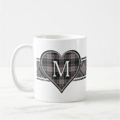 Clan Moffat Tartan Herz Kaffeetasse (Links)