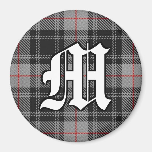 Clan Moffat Tartan Kariert Accents Magnet (Vorne)