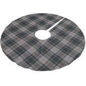 Clan Moffat Tartan Polyester Weihnachtsbaumdecke (Schrägansicht)