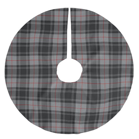 Clan Moffat Tartan Polyester Weihnachtsbaumdecke (Vorderseite)