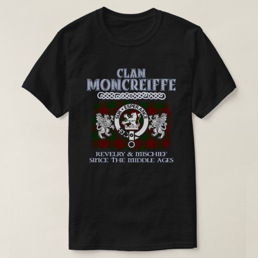 Clan Moncreiffe Wappen Schottische Clans Schottisc T-Shirt (Design vorne)