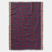 Clan Montgomery Tartan Lila Kariert Decke (Vorderseite Vertikal)