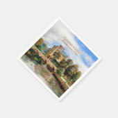 Clan Montgomery's Eglinton Castle Scotland Serviette (Ecke)