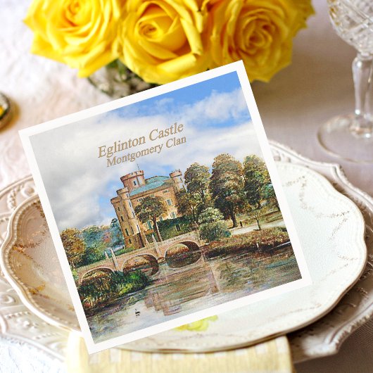 Clan Montgomery's Eglinton Castle Scotland Serviette