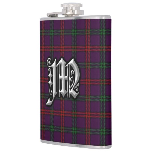 Clan-Montgomerytartan-alte Schottland-Flasche Flachmann (Links)