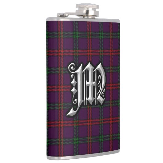 Clan-Montgomerytartan-alte Schottland-Flasche Flachmann (Rechts)