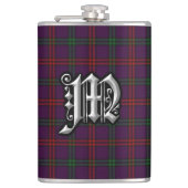 Clan-Montgomerytartan-alte Schottland-Flasche Flachmann (Vorderseite)