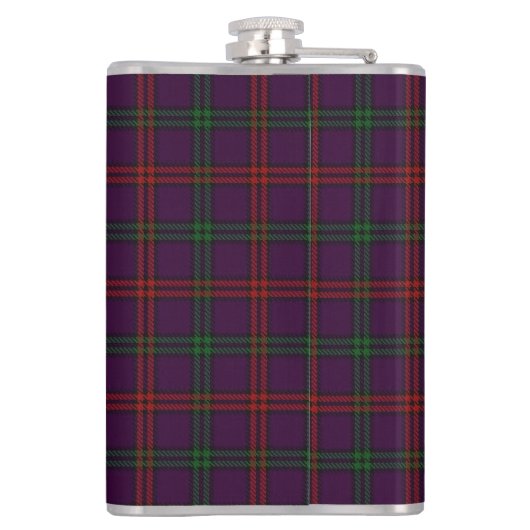 Clan-Montgomerytartan-alte Schottland-Flasche Flachmann (Rückseite)