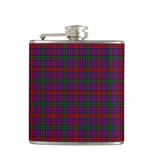 Clan-MontgomeryTartan Flachmann (Vorderseite)