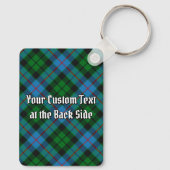 Clan Morrison Crest over Hunting Tartan Keychain Schlüsselanhänger (Rückseite)