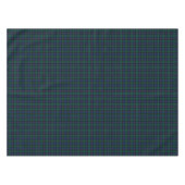 Clan Morrison Green und Blue Scottish Tartan Tischdecke (Vorderseite (Horizontal))