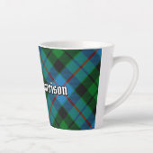 Clan Morrison Hunting Tartan Latte Tasse (Rechts)