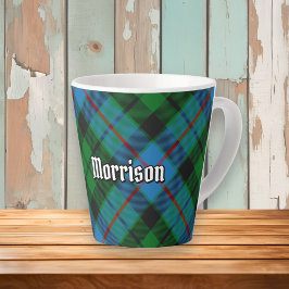 Clan Morrison Hunting Tartan Latte Tasse