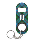Clan Morrison Hunting Tartan Mini Flaschenöffner (Vorderseite)