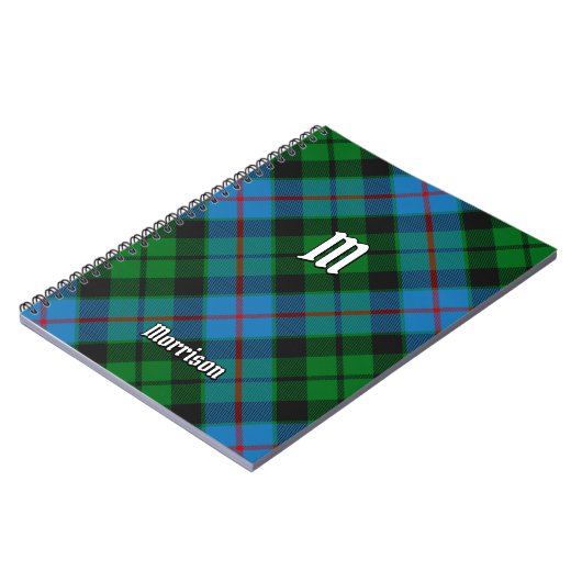 Clan Morrison Hunting Tartan Notebook Notizblock (Linke Seite)