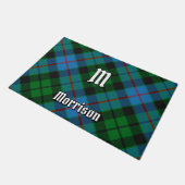 Clan Morrison Jagd Tartan Doormat Fußmatte (Schrägansicht)