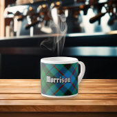Clan Morrison Jagd Tartan Espresso Cup Espressotasse