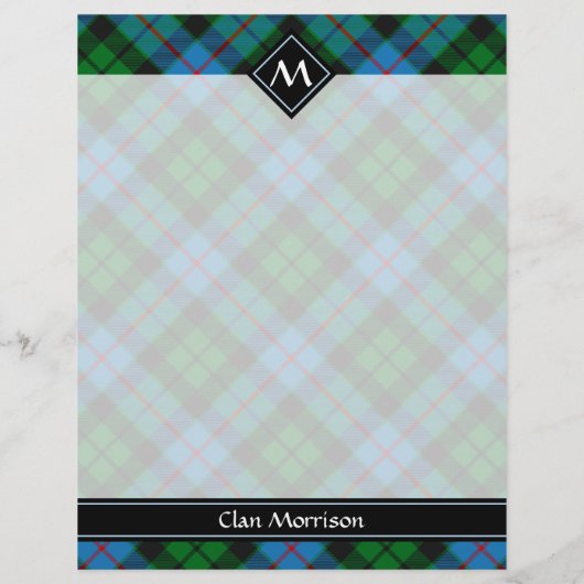 Clan Morrison Jagd Tartan Flyer (Hinten)
