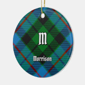 Clan Morrison Jagd Tartan Keramik Ornament Obelisk (Links)