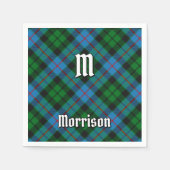 Clan Morrison Jagd Tartan Napkins Serviette (Vorderseite)