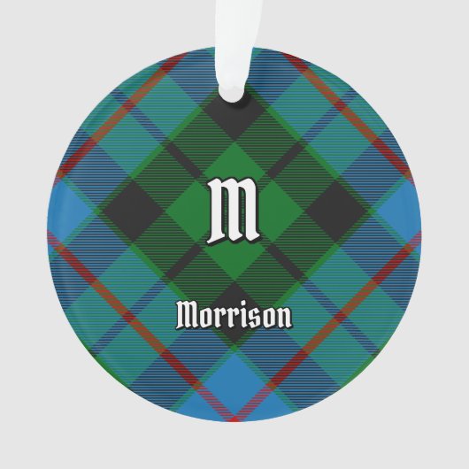 Clan Morrison Jagd Tartan Ornament (Vorderseite)