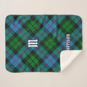 Clan Morrison Jagd Tartan Sherpa Blanket Sherpadecke (Vorderseite (Horizontal))