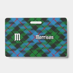 Clan Morrison Jagdtartan-Abzeichen Ausweis