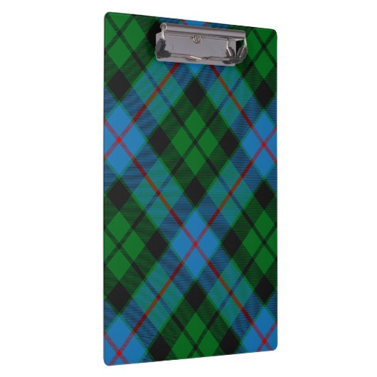 Clan Morrison Junting Tartan Clipboard Klemmbrett (Rechts)