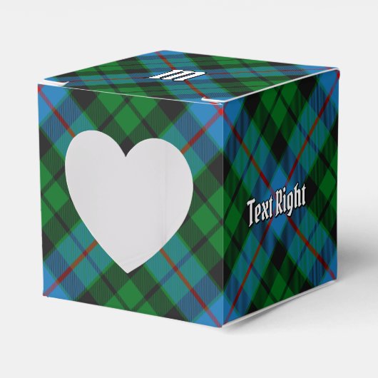 Clan Morrison Junting Tartan Favor Box Geschenkschachtel (Vorderseite)