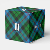 Clan Morrison Junting Tartan Favor Box Geschenkschachtel (Rückseite)