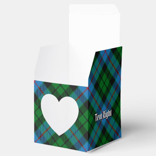 Clan Morrison Junting Tartan Favor Box Geschenkschachtel (Geöffnet)