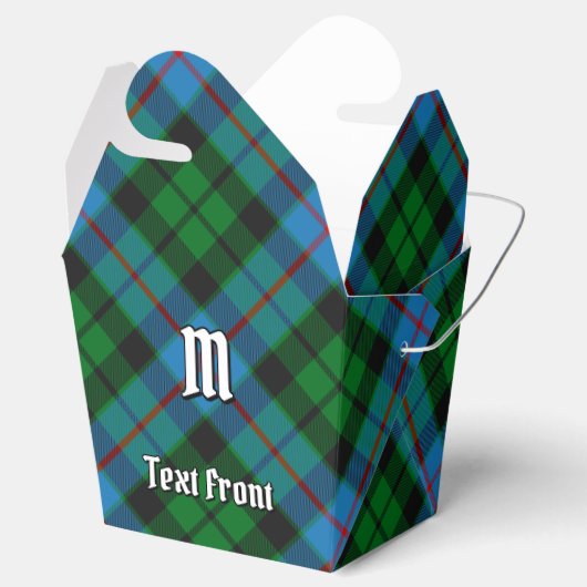 Clan Morrison Junting Tartan Favor Box Geschenkschachtel (Geöffnet)