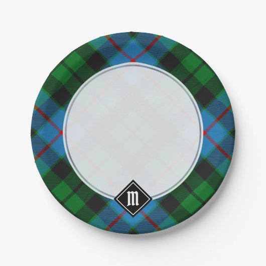 Clan Morrison Junting Tartan Paper Tellers Pappteller (Vorderseite)