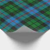 Clan Morrison Junting Tartan Wrapping Paper Geschenkpapier (Ecke)
