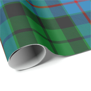 Clan Morrison Junting Tartan Wrapping Paper Geschenkpapier