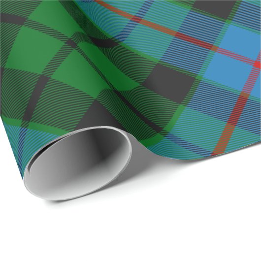 Clan Morrison Junting Tartan Wrapping Paper Geschenkpapier (Rolleneckpunkt)