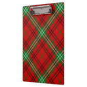 Clan Morrison Red Tartan Clipboard Klemmbrett (Links)