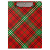 Clan Morrison Red Tartan Clipboard Klemmbrett (Vorderseite)