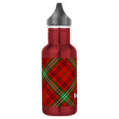 Clan Morrison Red Tartan Edelstahlflasche (Links)