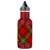 Clan Morrison Red Tartan Edelstahlflasche (Rechts)