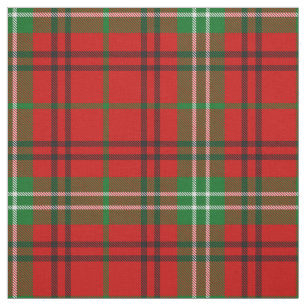 Clan Morrison Red Tartan Fabric Stoff