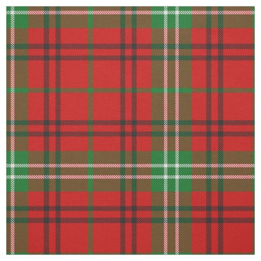 Clan Morrison Red Tartan Fabric Stoff (Muster)