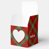 Clan Morrison Red Tartan Gevor Box Geschenkschachtel (Geöffnet)