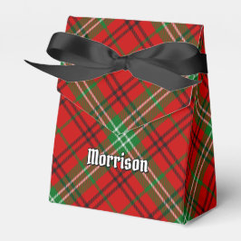 Clan Morrison Red Tartan Gevor Box Geschenkschachtel